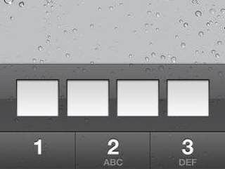 苹果iPhone5屏幕锁GUI psd分层素材