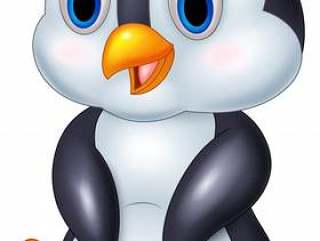 Cute cartoon animal penguin