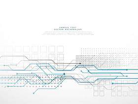 抽象技术电路高科技计算机网络背景