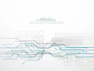 抽象技术电路高科技计算机网络背景