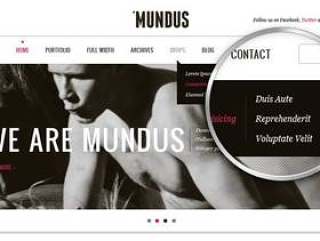 Mundus Agency Psd网页模板