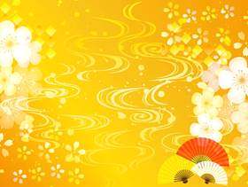 日本模式樱花框架明信片大小