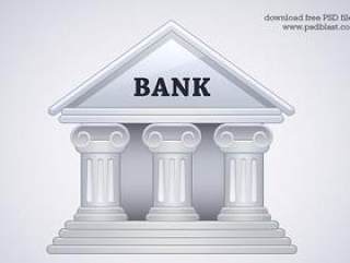 银行建筑图标