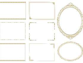 经典的简单框架边框框架装饰框架