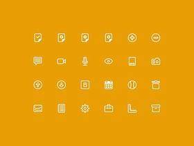 【超赞ios7风格图标 美丽的线条】