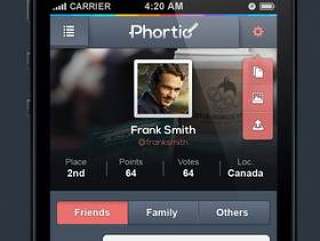 Phortio iPhone UI工具包PSD
