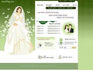 婚纱摄影网站模板(11)