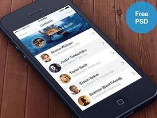 iOS7风格通讯录app