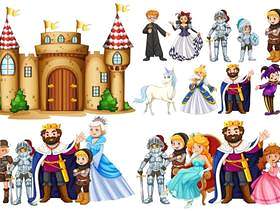 童话人物和城堡建设