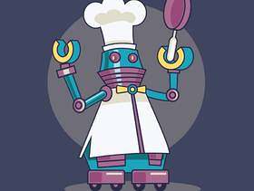 机器人厨师图