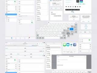 【ios7系列素材8】iPad Ios7 GUI template