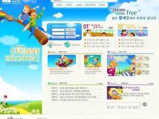 幼儿教育网站模板(2)