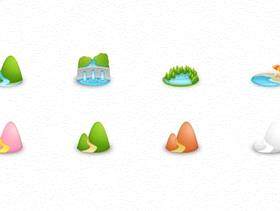 landscape_icons psd 图标