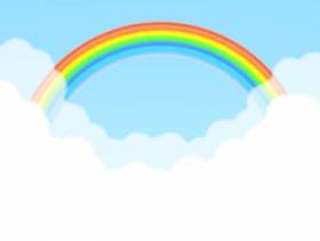 天空和彩虹