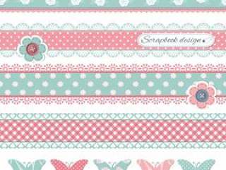 Scrapbook design elements.