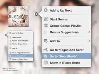 itunes菜单选择界面PSD素材