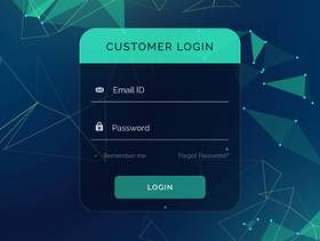 创意登录表单ui模板为您的网站或应用程序设计