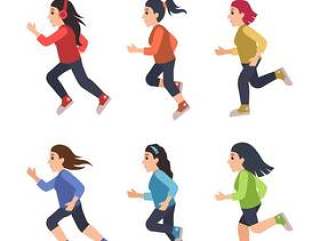 跑步健身女子