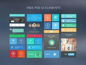 free psd ui elements