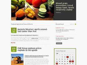 简洁农产品企业css+xhtml网页模板