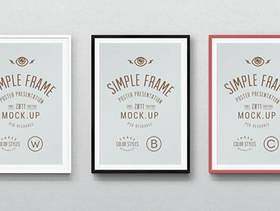 Psd Poster Mockup Presentation Vol3