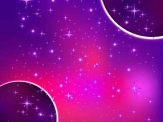 超紫罗兰色银河背景