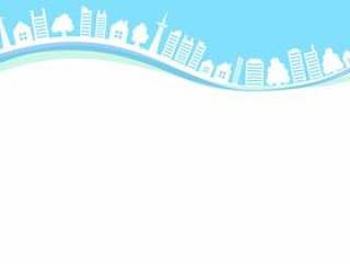 城市框架冬天蓝色
