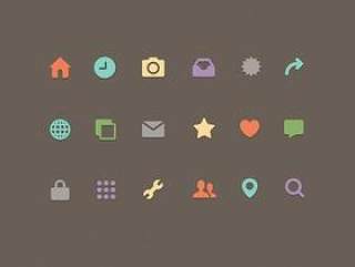 Freebee Icons – 18 free icons
