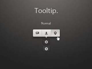 工具提示iOS App UI Psd