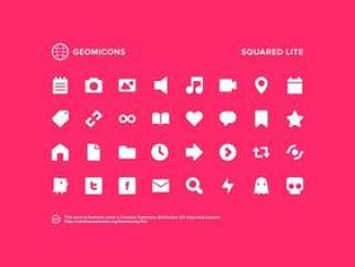 GeomiconsSquaredLite 图标