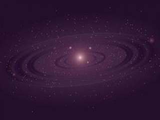 紫罗兰色银河背景