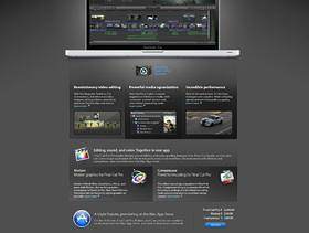 Apple网站Finalcut网页模板