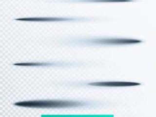 椭圆形纸阴影效果背景