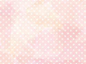 波尔卡圆点图案粉红色的颜色水风格绘画背景框架轮
