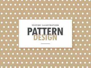 棕色波尔卡背景设计