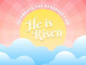 他是复活节复活节背景例证
