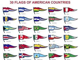 美国30国旗