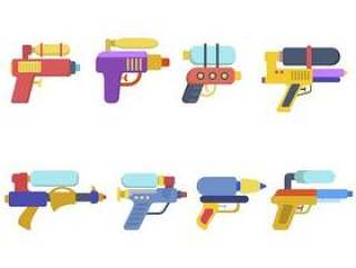 平坦的水枪载体