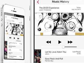 iOS7 音乐界面