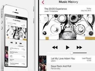 iOS7 音乐界面