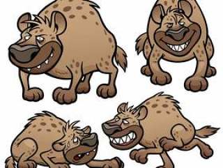 Cartoon Hyena Character