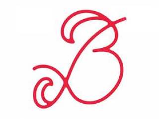 Monoline Letter B