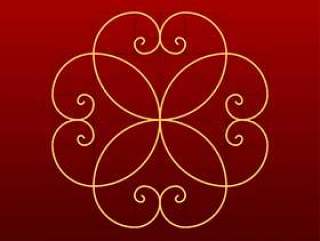 黄金比例装饰矢量