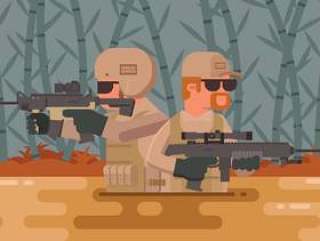 海军封印士兵插图