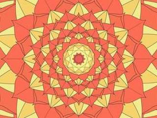 万花筒图案背景图