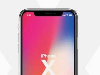 iPhone X Psd模拟矢量