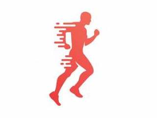 Run jogging running man logo vector icon illustration