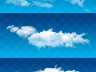 白云朵朵PSD分层高清图片（11—15）