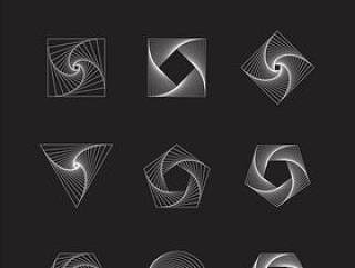 抽象规律几何图形形状矢量免抠设计素材