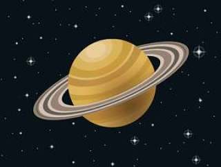 土星例证传染媒介圆环